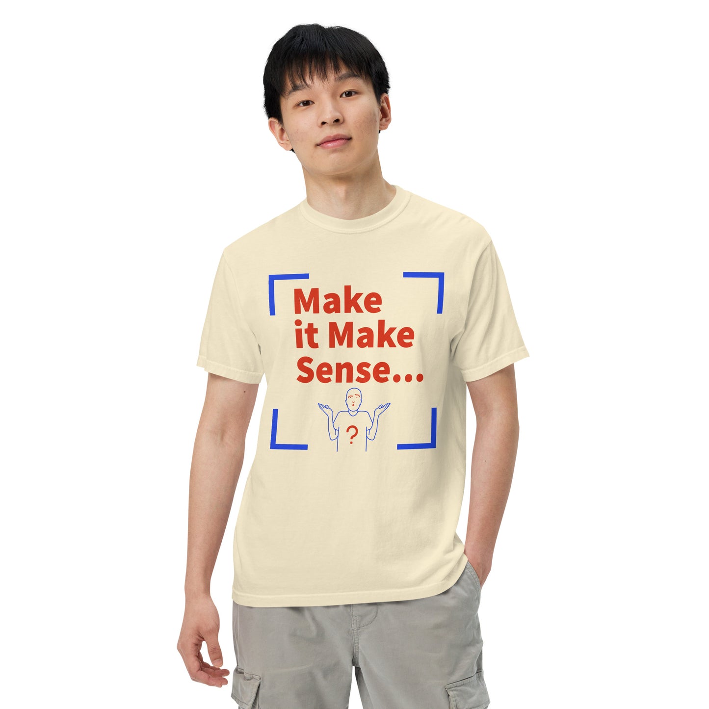 Make Sense Men's t-shirt - Multi blue