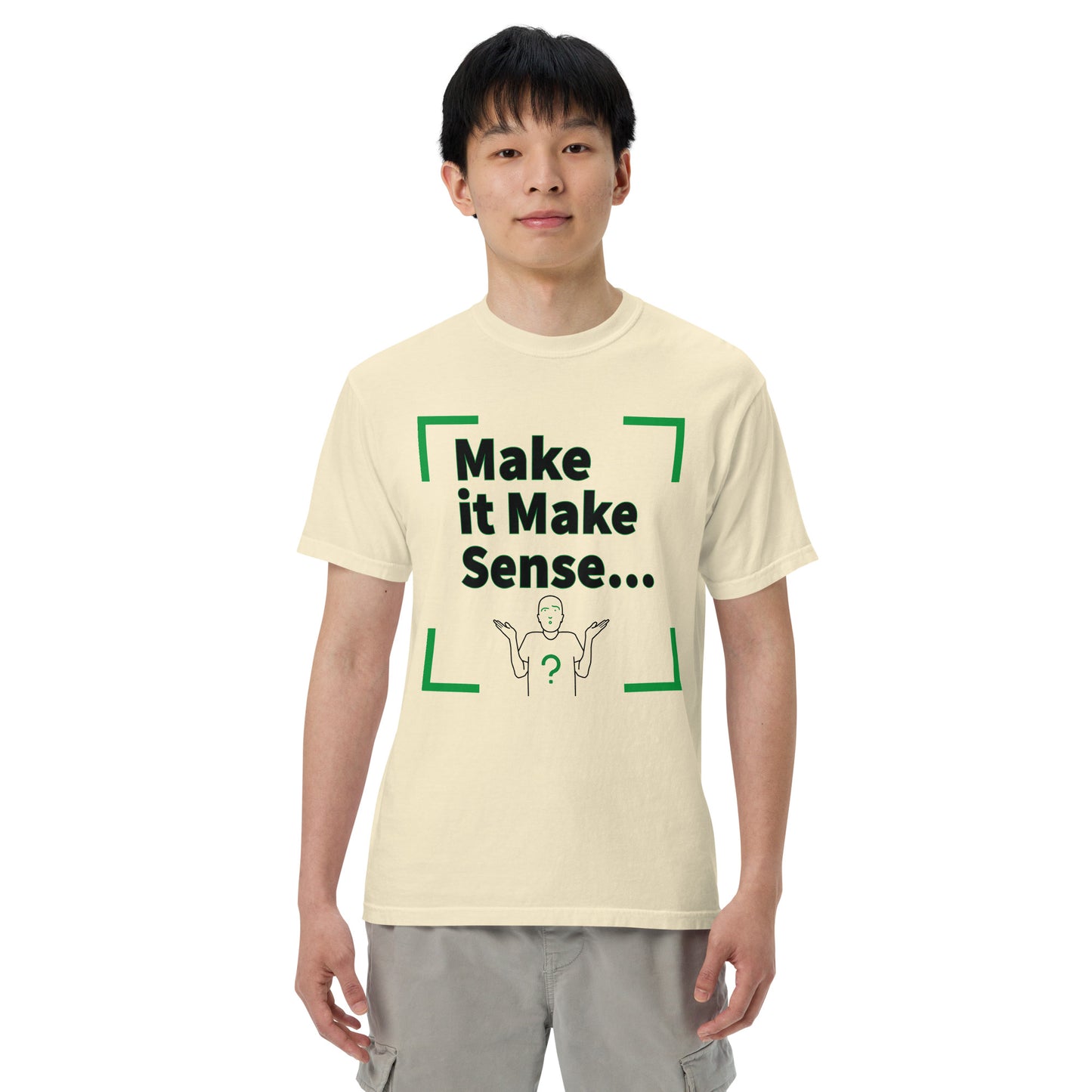 Make Sense Men's t-shirt - Multi green