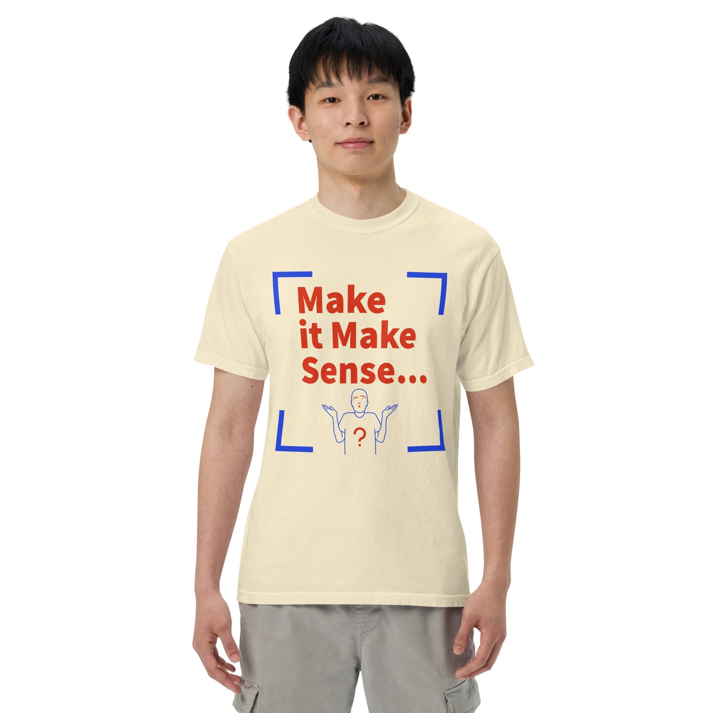 Make Sense Men's t-shirt - Multi blue