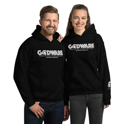 Godware Logo Unisex Hoodie - White Print