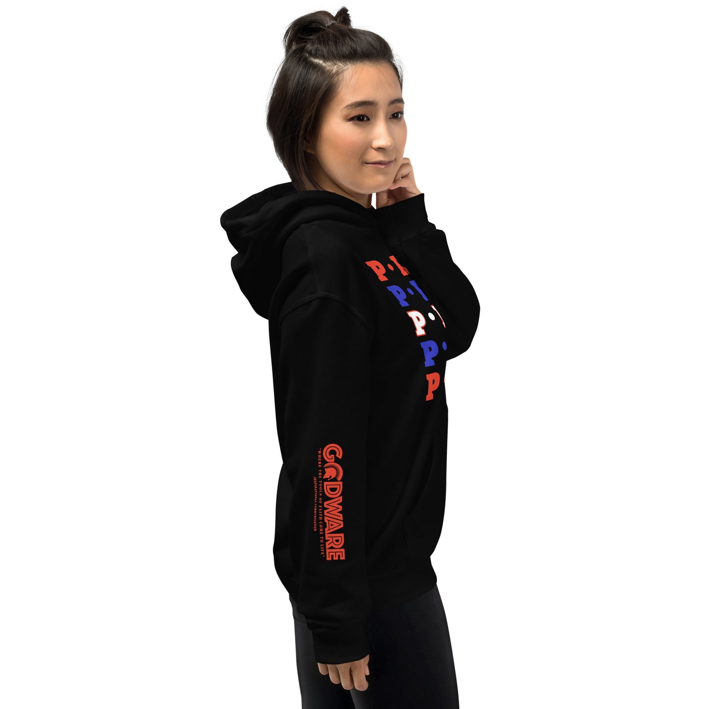 Pray Unisex Hoodie - Red Multi