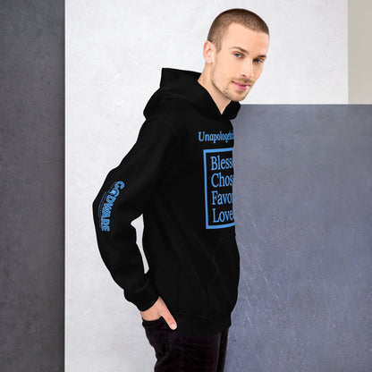 Unapologetic Cotton Unisex Hoodie - Detroit Blue