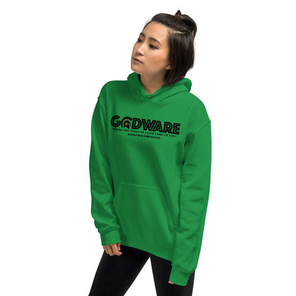 Godware Logo Unisex Hoodie - Black Print