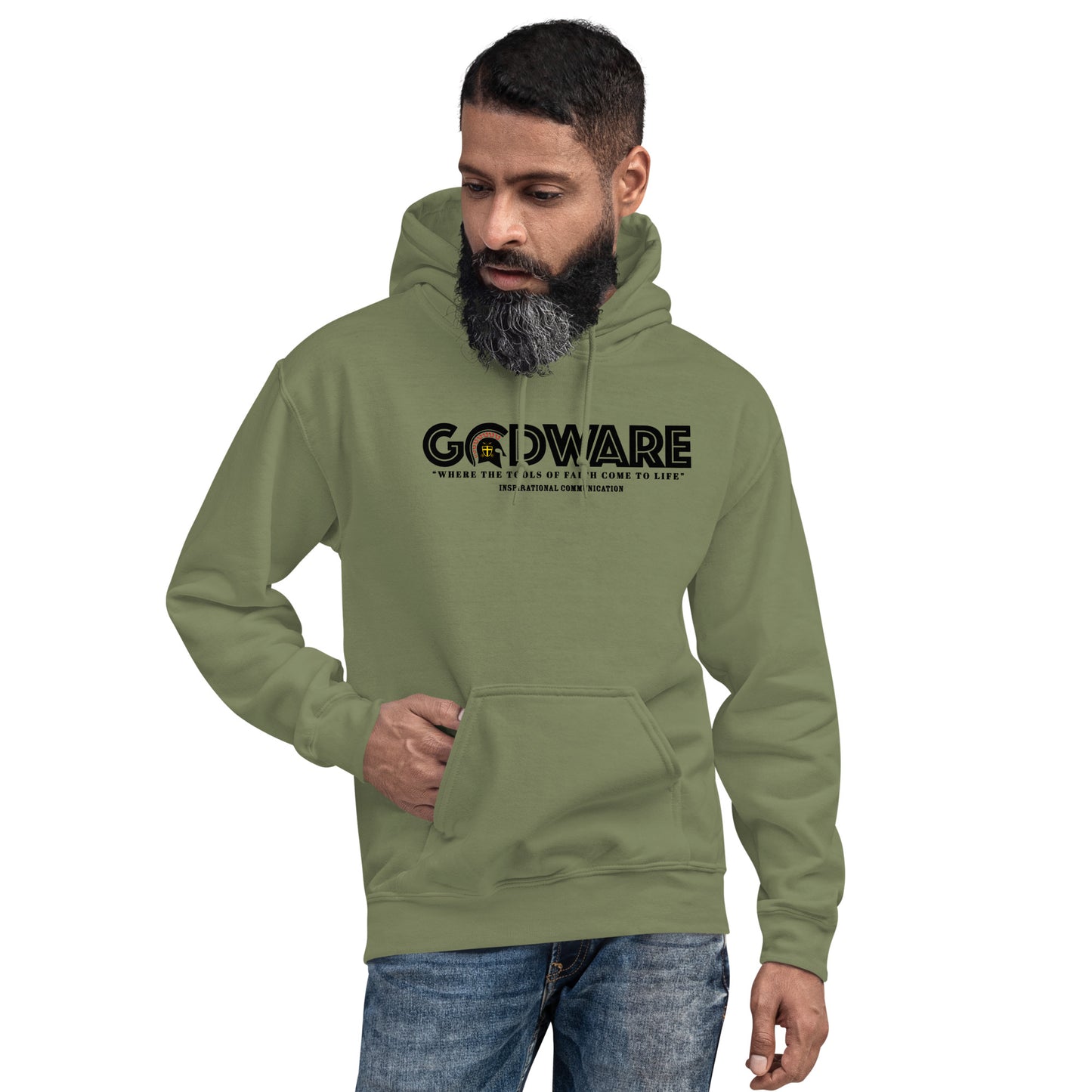 Godware Logo Unisex Hoodie - Black Print