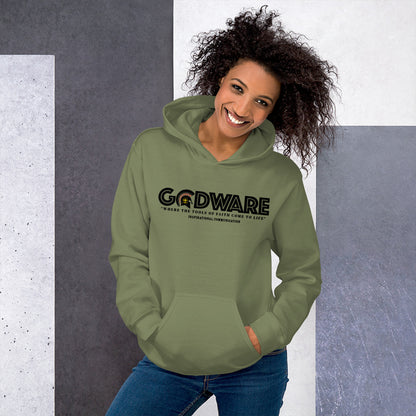 Godware Logo Unisex Hoodie - Black Print