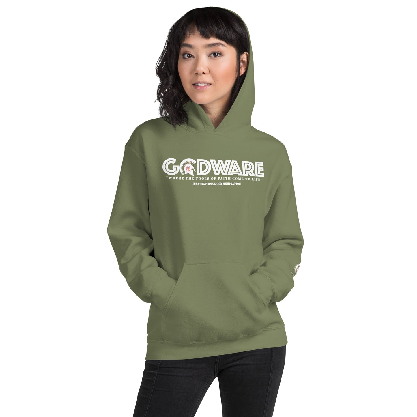 Godware Logo Unisex Hoodie - White Print