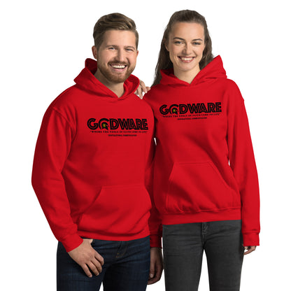 Godware Logo Unisex Hoodie - Black Print