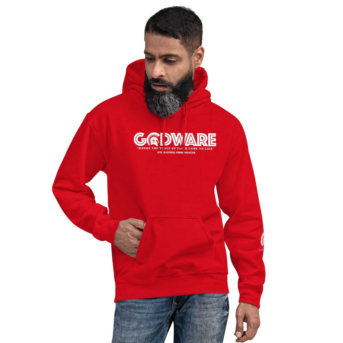 Godware Logo Unisex Hoodie - White Print