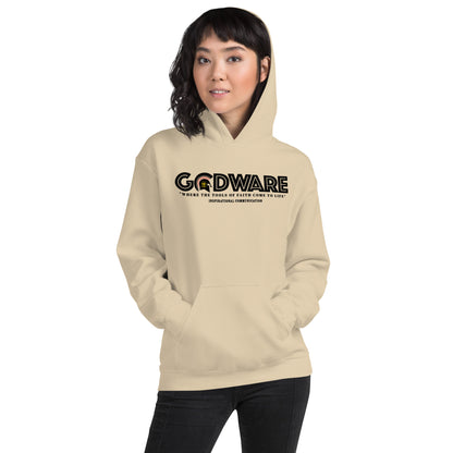 Godware Logo Unisex Hoodie - Black Print