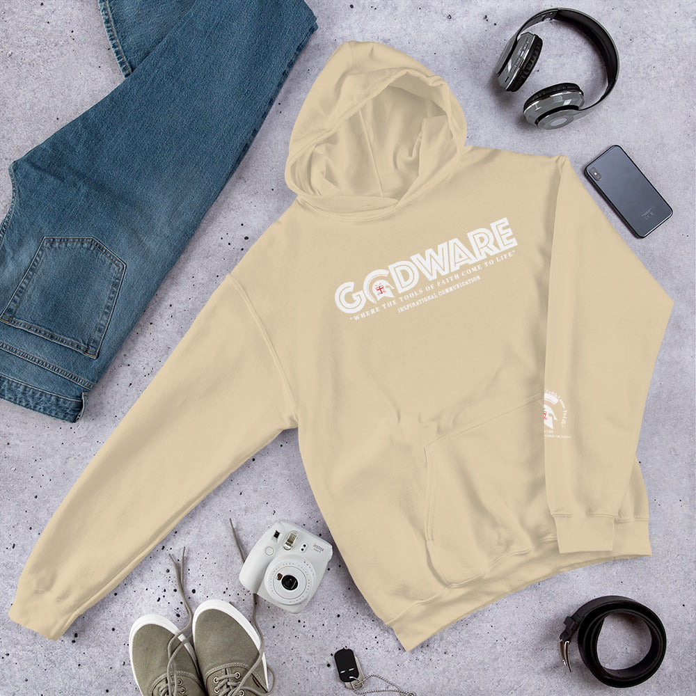 Godware Logo Unisex Hoodie - White Print