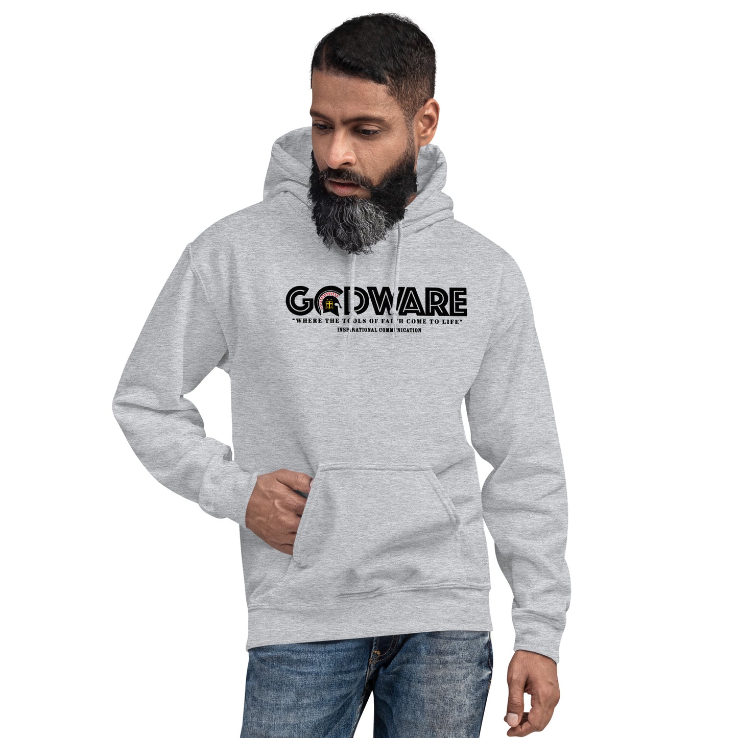 Godware Logo Unisex Hoodie - Black Print