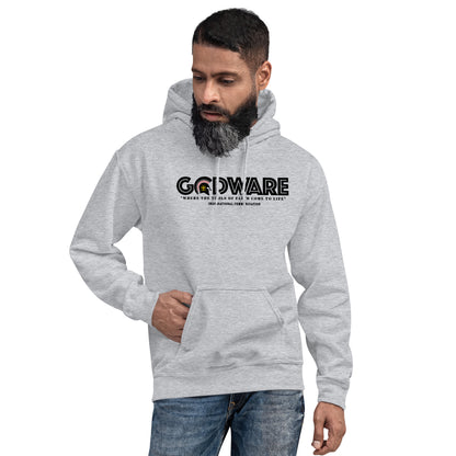 Godware Logo Unisex Hoodie - Black Print