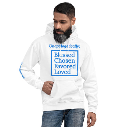 Unapologetic Cotton Unisex Hoodie - Detroit Blue