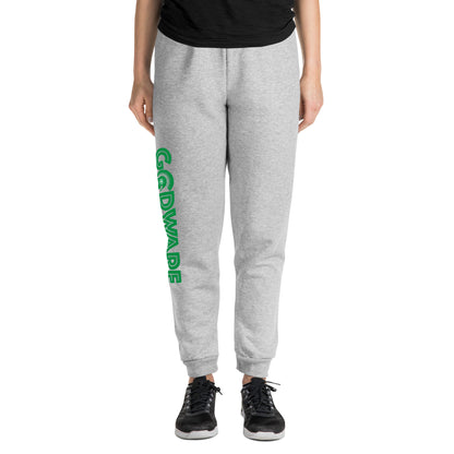 Godware Unisex Joggers/Sweatpants - Green Print