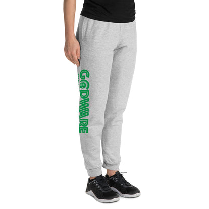 Godware Unisex Joggers/Sweatpants - Green Print