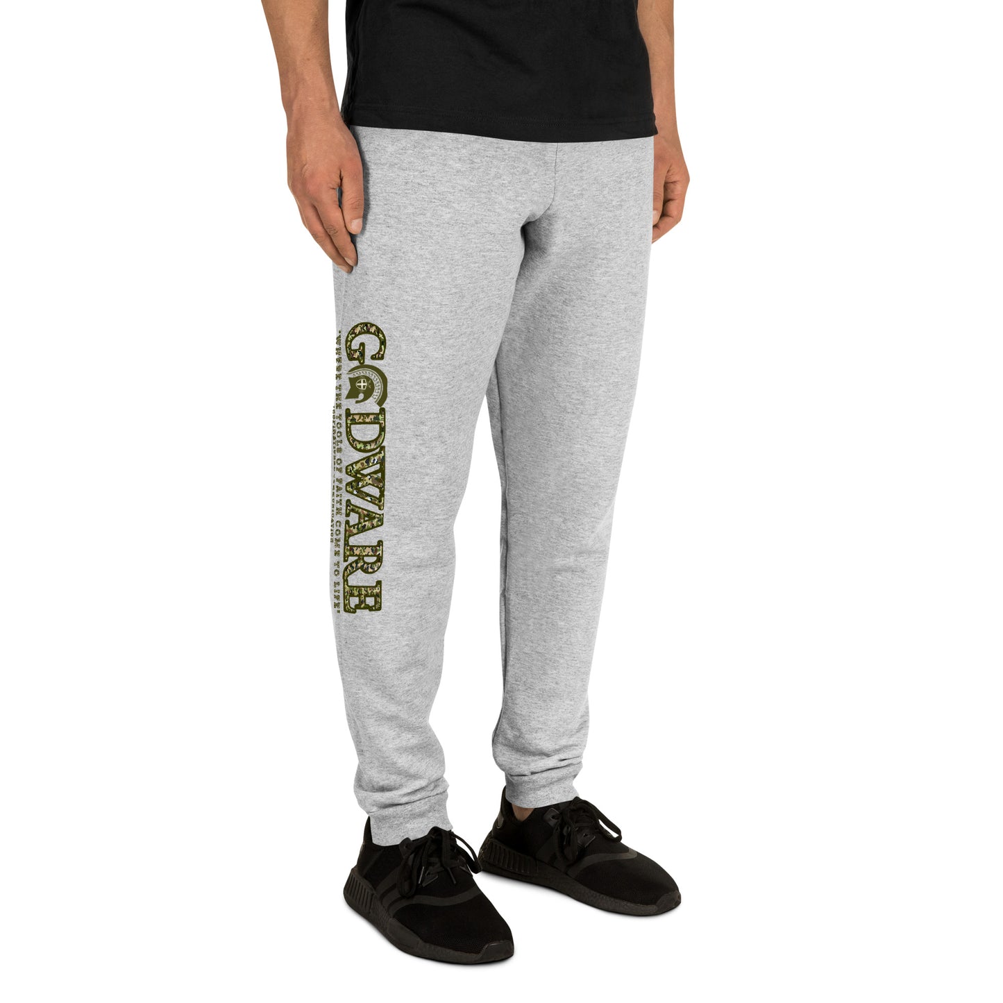 Brand Logo Unisex Joggers - Camo print