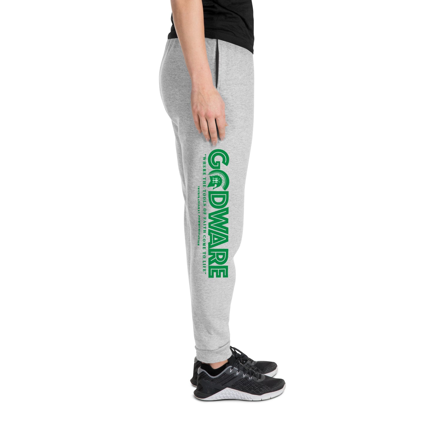 Godware Unisex Joggers/Sweatpants - Green Print