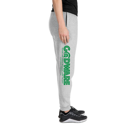 Godware Unisex Joggers/Sweatpants - Green Print