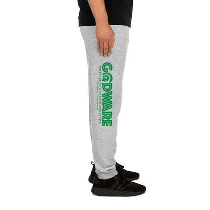 Godware Unisex Joggers/Sweatpants - Green Print