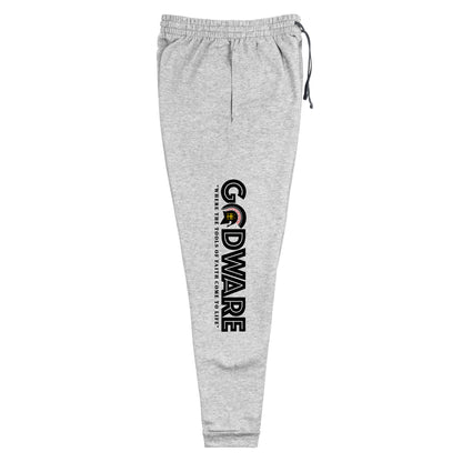 Brand Logo Unisex Joggers - Black print