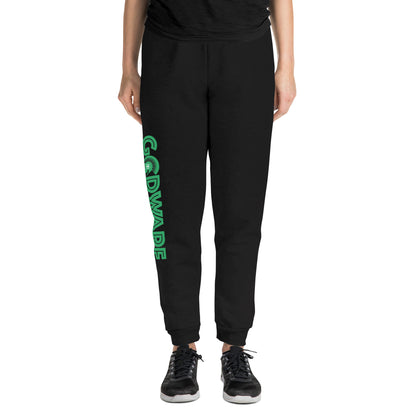 Godware Unisex Joggers/Sweatpants - Green Print