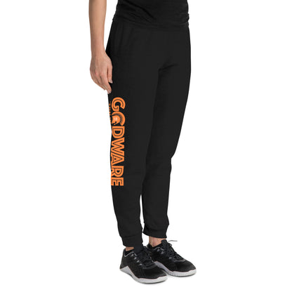 Godware Unisex Joggers/Sweatpants - Orange melon