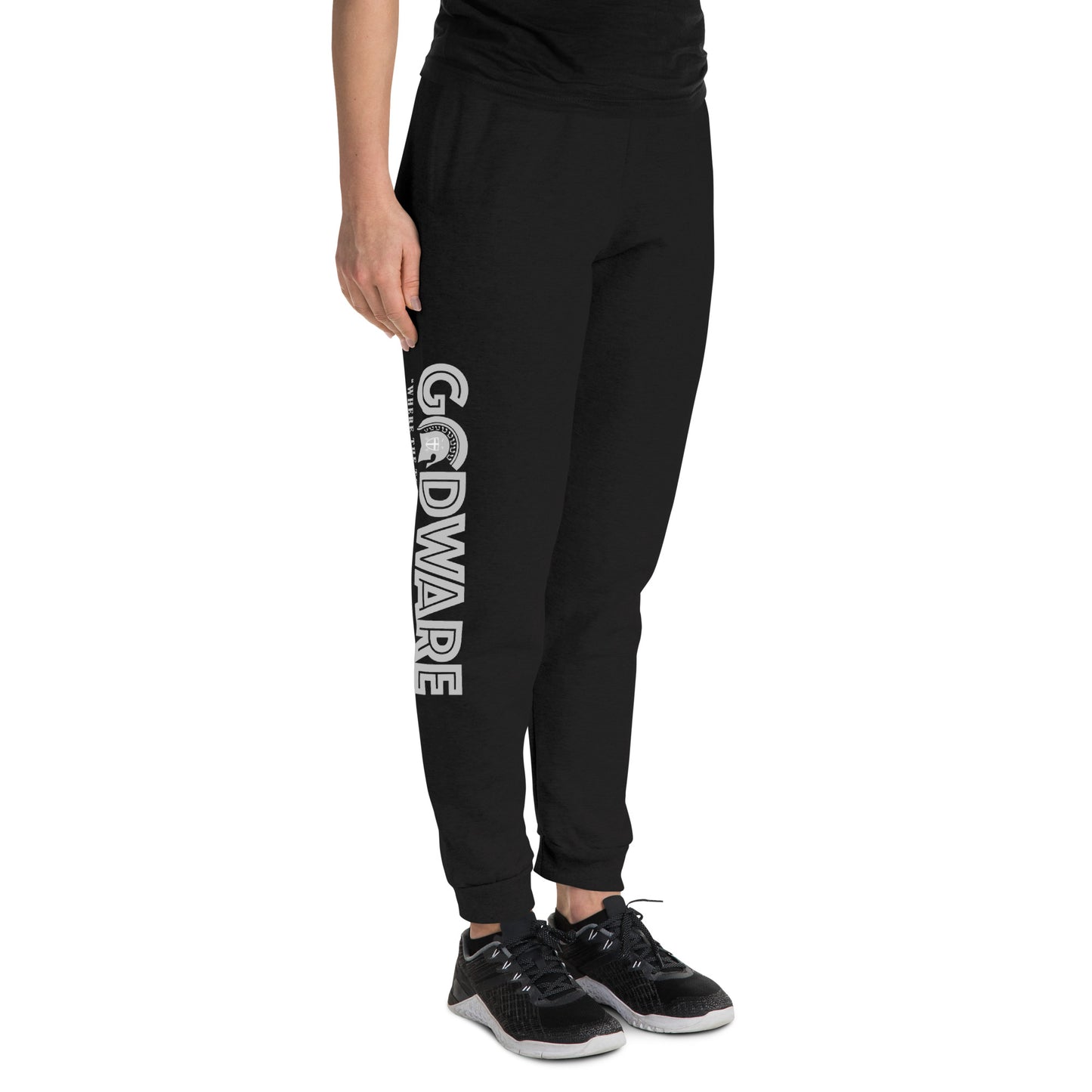 Godware Unisex Joggers/Sweatpants - Grey Print