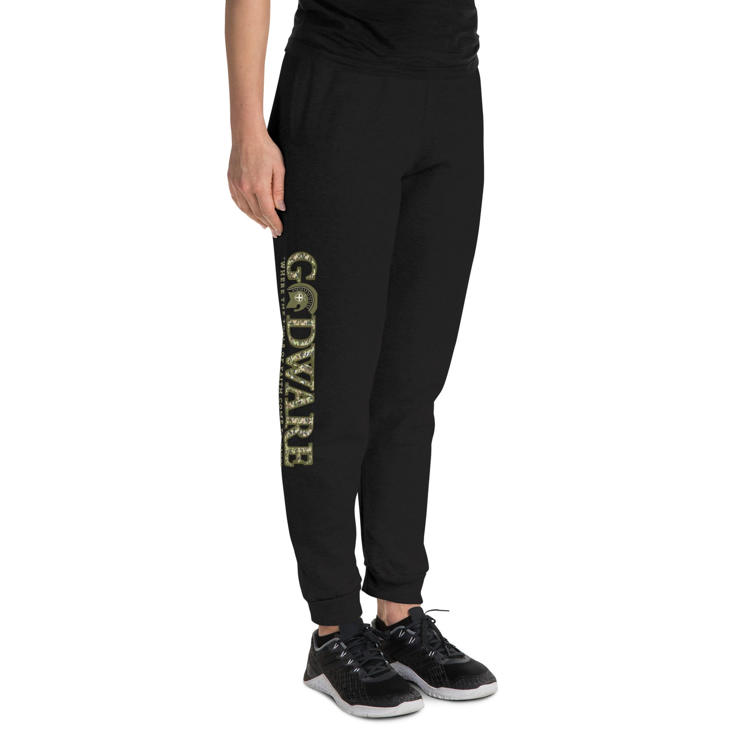 Brand Logo Unisex Joggers - Camo print