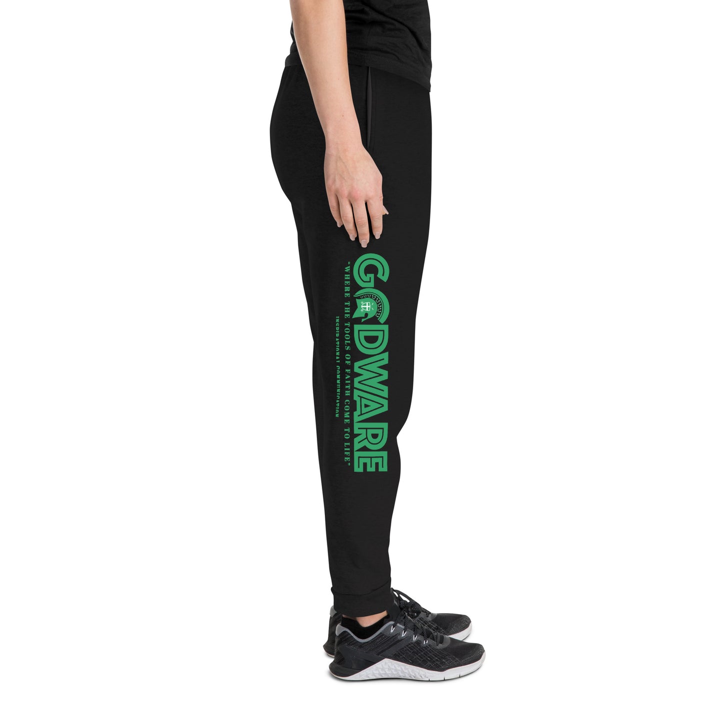 Godware Unisex Joggers/Sweatpants - Green Print