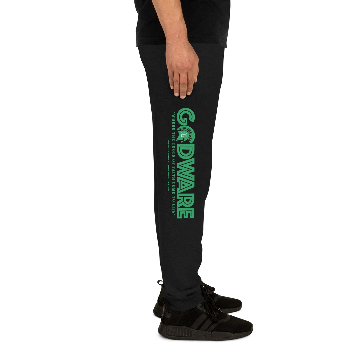 Godware Unisex Joggers/Sweatpants - Green Print