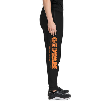 Godware Unisex Joggers/Sweatpants - Orange melon