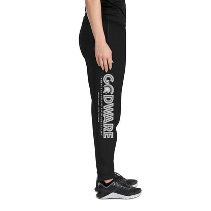 Godware Unisex Joggers/Sweatpants - Grey Print