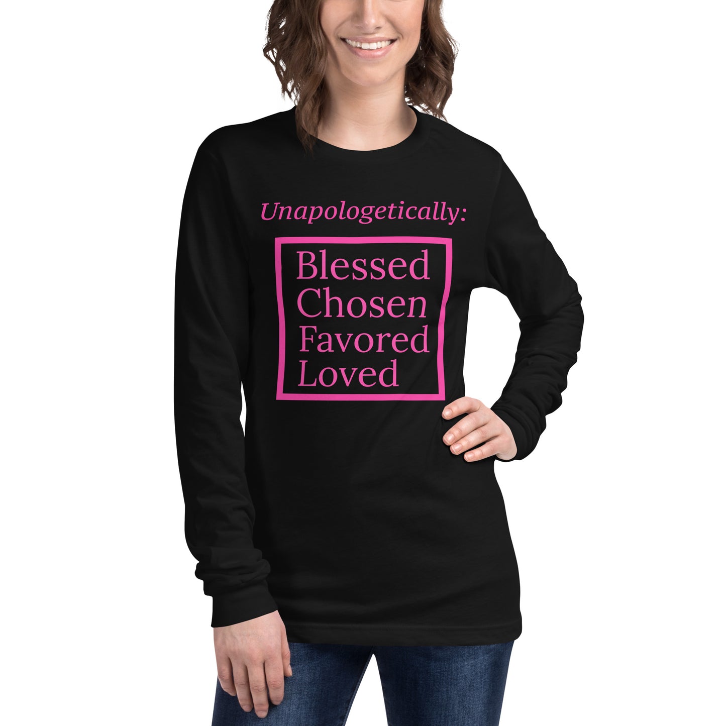 Unapologetic Inspirational Unisex Long Sleeve Tee