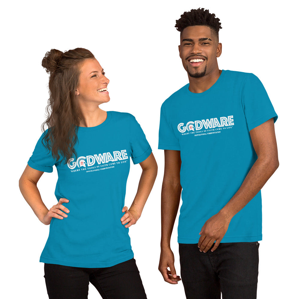 Godware Logo short-sleeved Unisex t-shirt (white print)