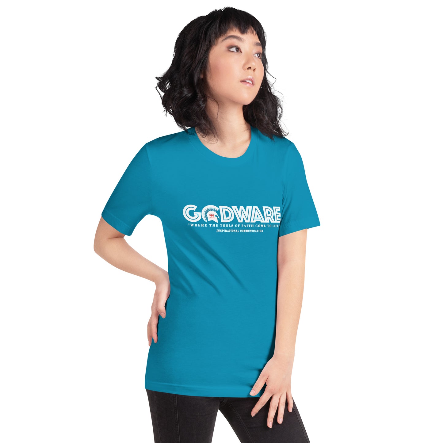 Godware Logo short-sleeved Unisex t-shirt (white print)