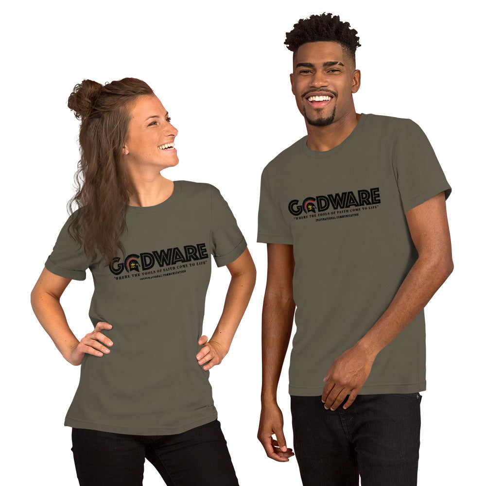 Godware Logo short-sleeved Unisex t-shirt  (black print)