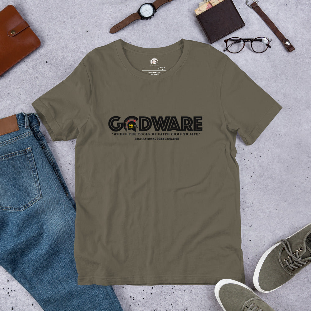 Godware Logo short-sleeved Unisex t-shirt  (black print)