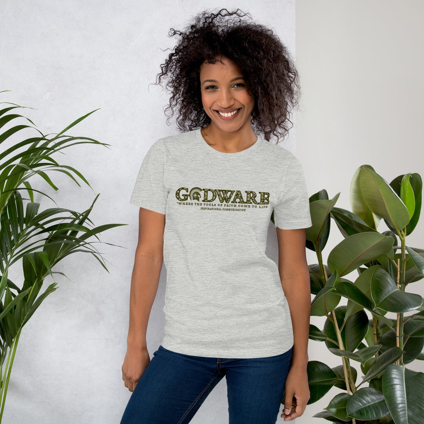 Godware Logo short-sleeved Unisex t-shirt  - Camo print