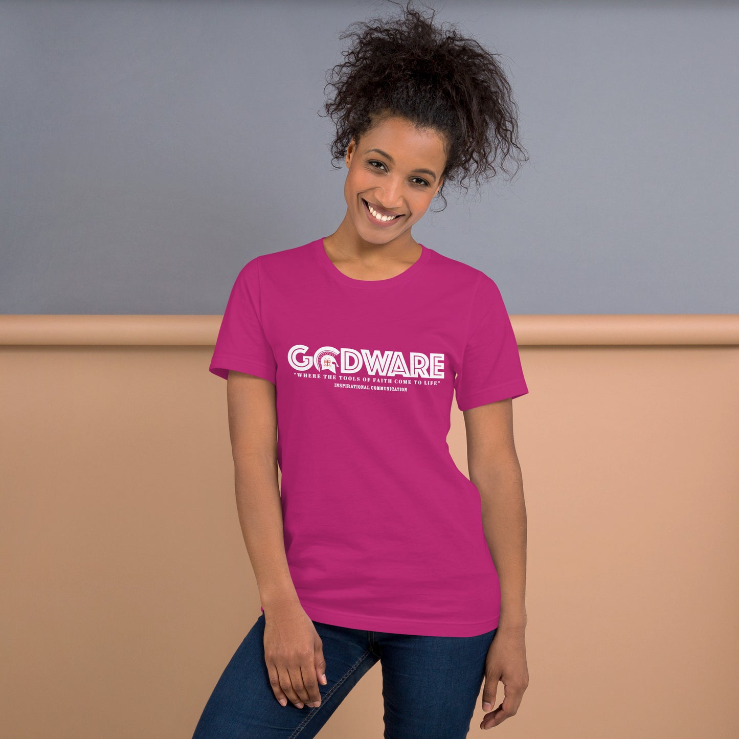 Godware Logo short-sleeved Unisex t-shirt (white print)