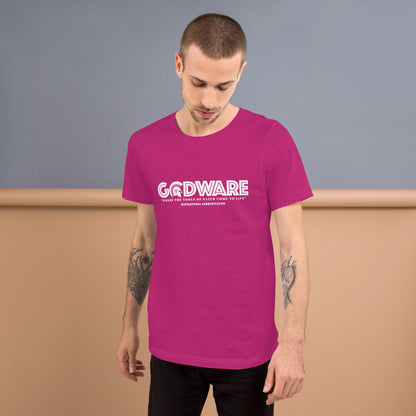 Godware Logo short-sleeved Unisex t-shirt (white print)