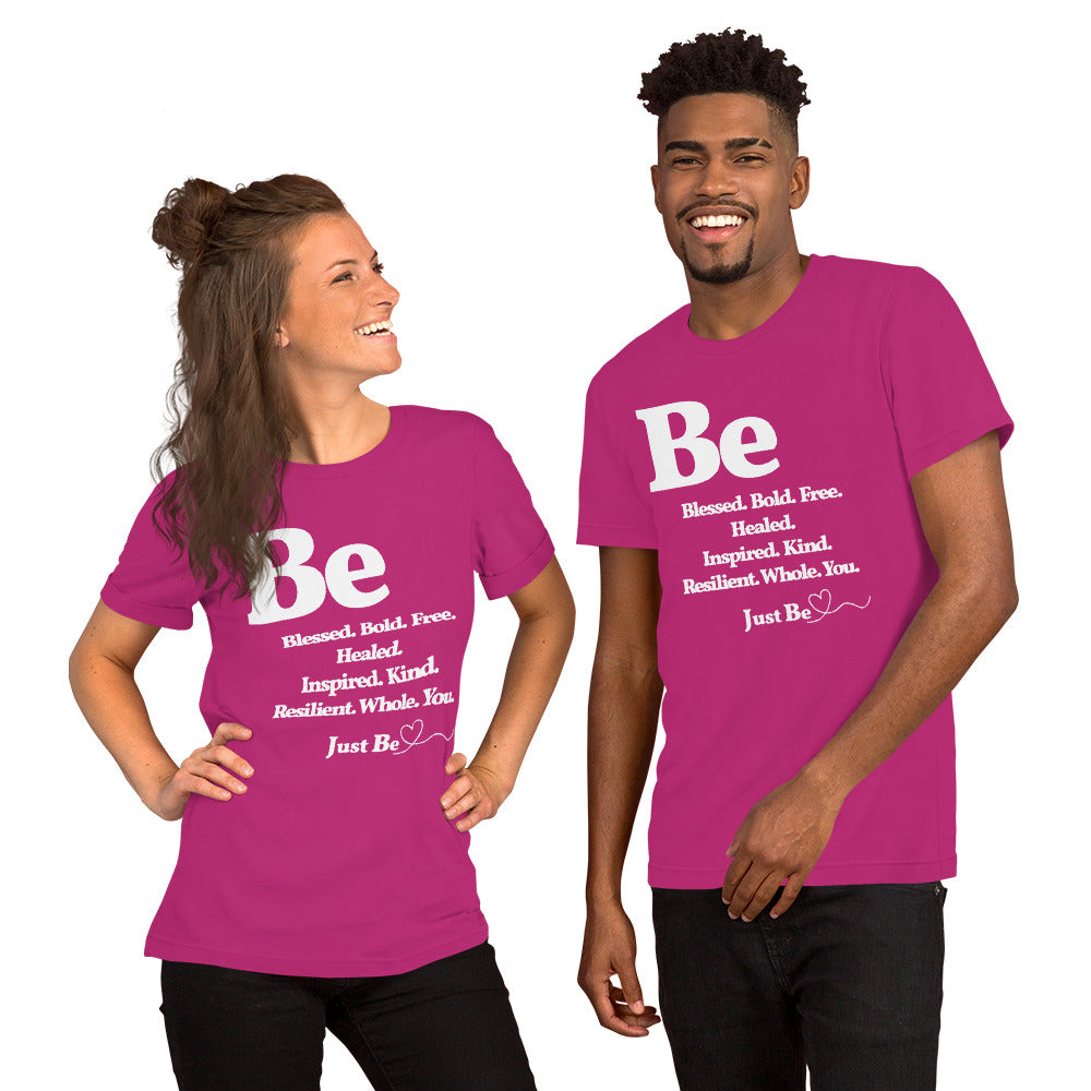 Be Inspired short-sleeved unisex t-shirt