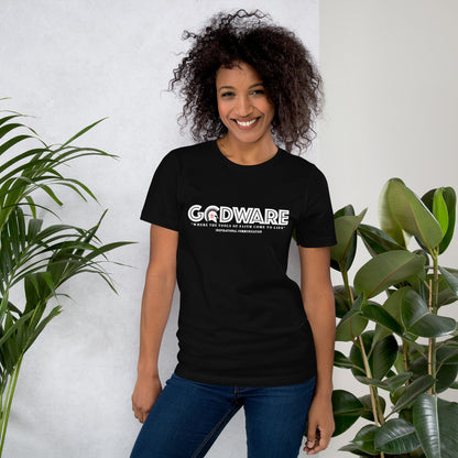 Godware Logo short-sleeved Unisex t-shirt (white print)