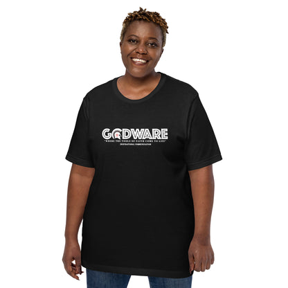 Godware Logo short-sleeved Unisex t-shirt (white print)