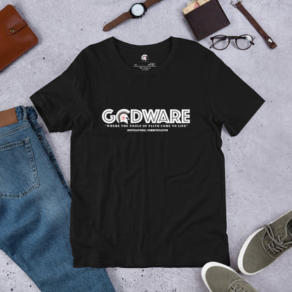 Godware Logo short-sleeved Unisex t-shirt (white print)