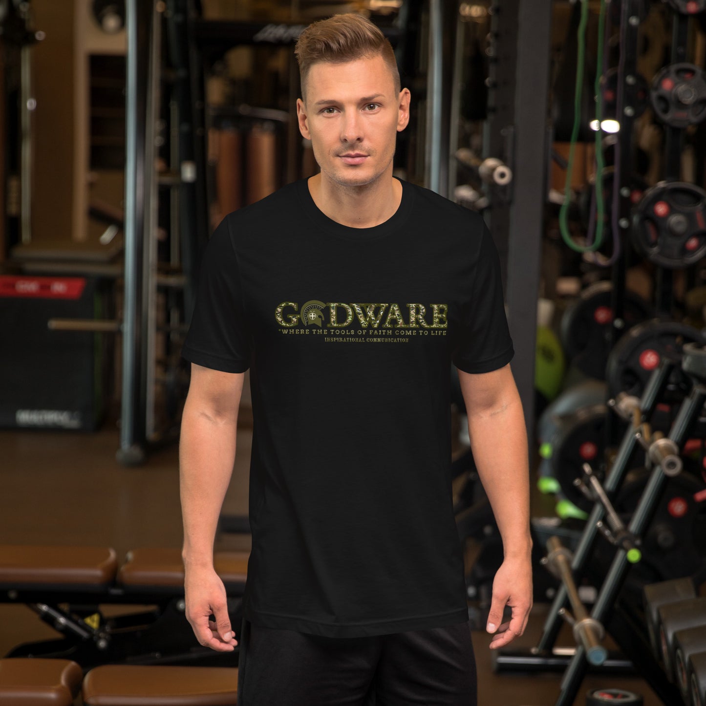 Godware Logo short-sleeved Unisex t-shirt  - Camo print