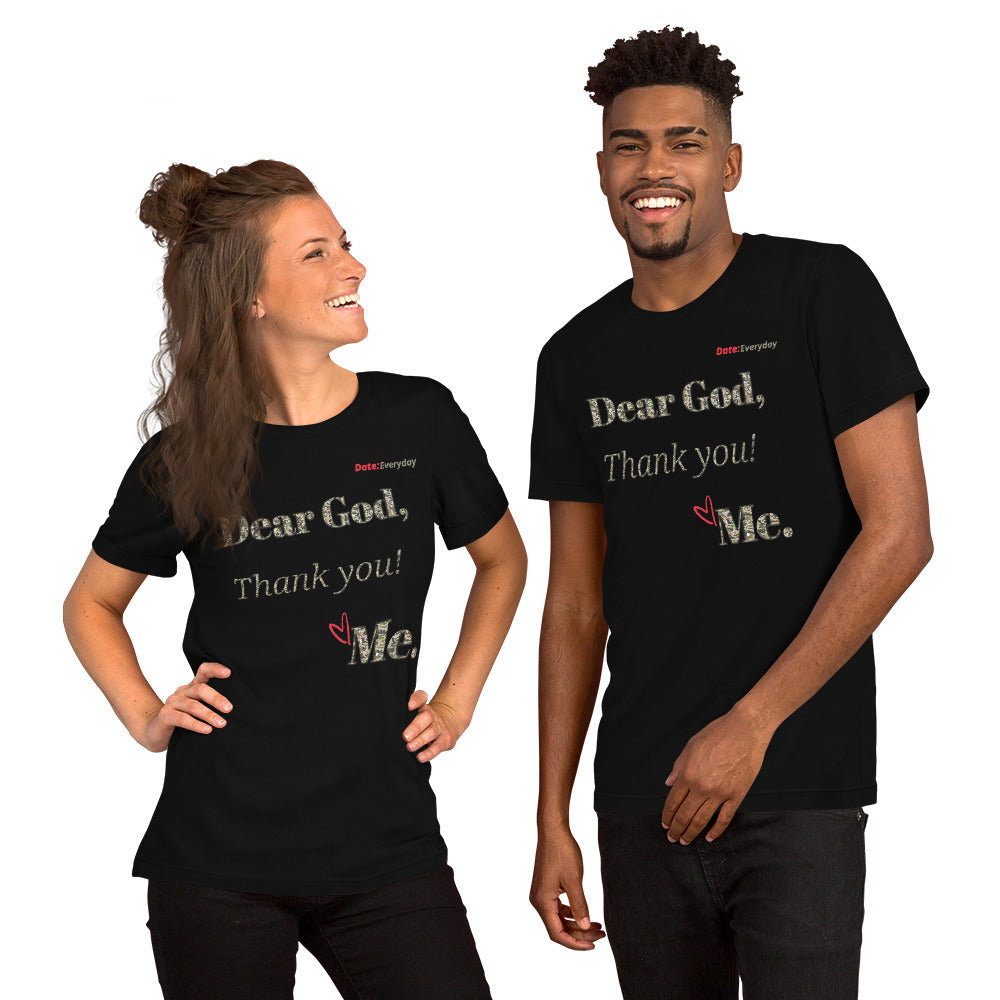 Dear God Unisex short-sleeved t-shirt - camo print