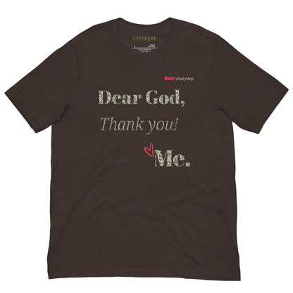 Dear God Unisex short-sleeved t-shirt - camo print