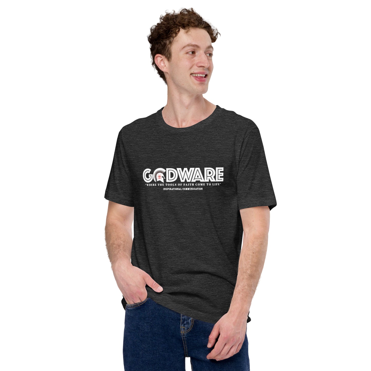 Godware Logo short-sleeved Unisex t-shirt (white print)