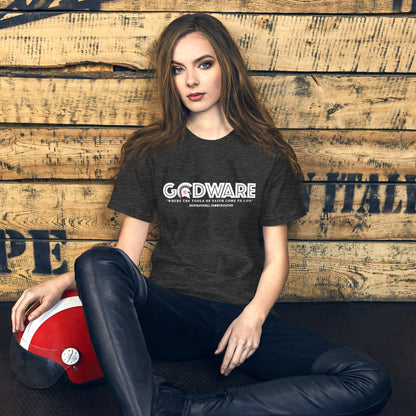 Godware Logo short-sleeved Unisex t-shirt (white print)