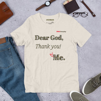 Dear God Unisex short-sleeved t-shirt - camo print